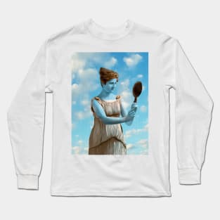 Spirit Of The Sky - Surreal/Collage Art Long Sleeve T-Shirt